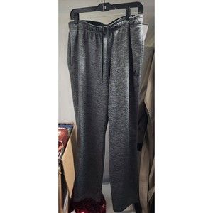 Adidas Sweatpants Dark Gray Elastic 34 Large Waist Drawstring Pockets Men's NWOT